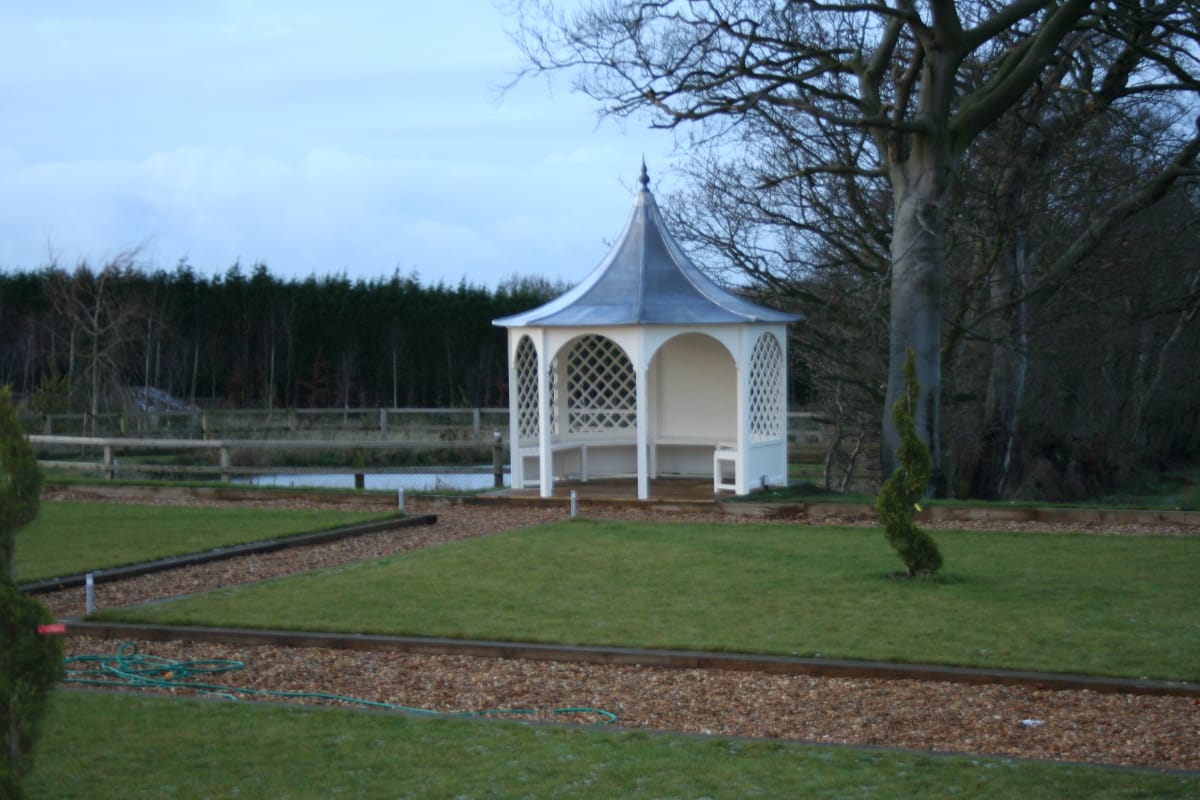 Oxborough Gazebo (3000) with cathedral roof